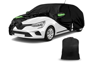 DRISUBT Housse de Voiture pour Renault Megane 1995-2023 Hatchback Coupe Oxford Coton Imperméable pour Pluie Soleil Poussière Protection Voiture Bâche