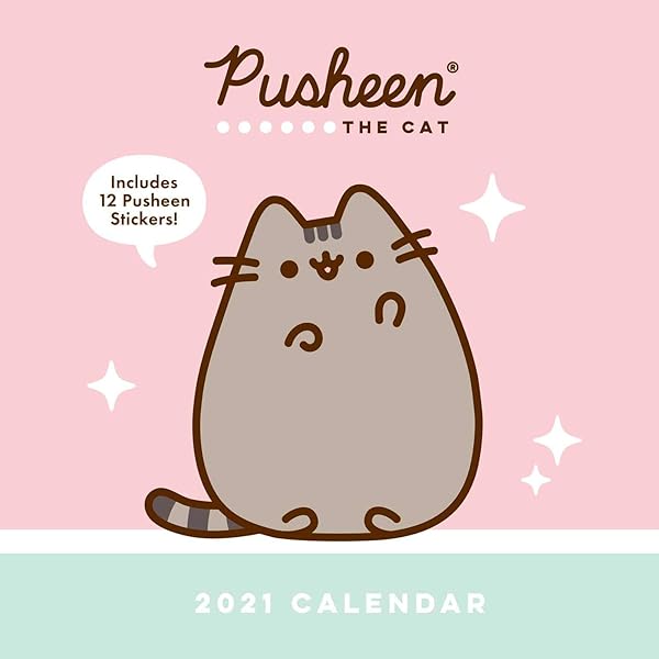 Pusheen 2021 Calendar Amazon Co Uk Andrews Mcmeel Publishing 0050837434325 Books