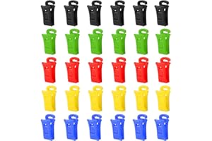 AEIOPRS 30 sztuk spinacze do skarpet do pralki suszarka klips do skarpet z haczykiem na skarpetki pralka wieszak na skarpetki klips do skarpet bezpośrednio do szuflady 5 kolorów