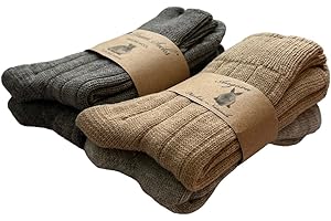 DREAM SOCKS Calentitos calcetines de angora para hombre y mujer, calcetines de invierno para tiempo frío hechos en Italia, altura media pantorrilla
