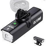 towild Ciclismo Luce Bici Luce Anteriore della Bicicletta, Bici fari 1200 Lumen 4000mAh Ricaricabile Installazione inversa Ty