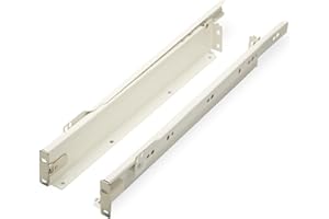 SOTECH Sistema per Cassetti MetallBox Altezza Telaio: 54 mm/Lunghezza Nominale: 450 mm bianco crema Cassetto Guide per