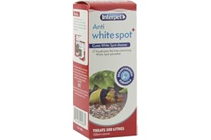 Interpet Anti White Spot Aquarium Fish Treatment, Cures White Spot Disease, Eradicates Free-Swimming White Spot Parasites, 100 ml, Treats 500 litres