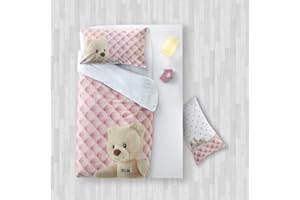 GABEL S.P.A. CREMINO Completo Copripiumino Baby 80x120 Pastello Trudi