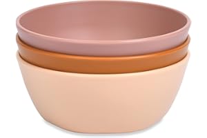 Tiny Twinkle Tableware 3 Pack Dish Set- BPA-Free Cups, Plates and Bowls Sets for Kids and Toddlers - Polypropylene Plastic Dinnerware Set