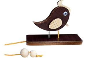 GENERISCH Specht-Türklingel, Holzspecht-Türklopfer, stabile Türeingangs-Erinnerung, Requisiten für Türdekoration, schwarze Walnuss