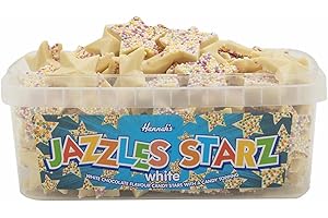 MARLEY'S Hannah's Jazzle Snowie Starz White Chocolate - 600g Share Tub