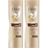 2x Dove Summer Luminous Self-Tanning Body Lotion Medium to Dark Stages &ndash; 400 ml