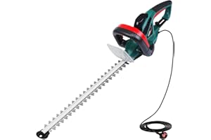 POSENPRO 600W Corded Electric Hedge Trimmer Pruner, 550mm Electric Hedge Cutter, Bush Tree Cutter, Corded Garden Cutting & Trimming Hedge, 6m Cable
