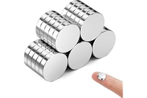 Grtard 30 Stück 10 × 2 mm Magnete zum Basteln, kleine Magnet, runde Magnet, Starke Magnete für Kühlschrank, Heimwerken, Bauen, Basteln und Küchenschrank, Büromagnete