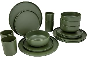 Bo-Camp - Industrial - Servies - Patom - 16-Delig - Groen
