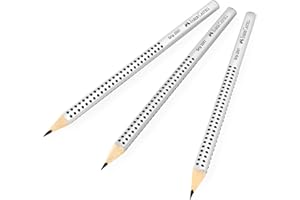 Faber-Castell – Lot de 3 crayons graphite triangulaires Grip 2001 - 2B