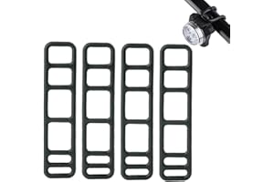 BUOSHA WEITING Cyclisme en Silicone | Sangles d'accessoires feu arrière Phare vélo - Attache en Silicone légère et élastique pour vélo Montagne