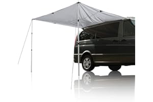 ‎YOUR GEAR your Gear Motorhome Tarp, 260 x 240 Sun Shade incl. pitching poles for camping, bus, van, car, UV 50+ protection, waterproof, 5,000 mm