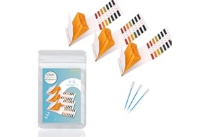 OTHMRO pH Test Strips, 240 Strips Full Range 1-14 Universal pH Litmus Paper Soap Making Testing Strips for Water Wine Saliva Urine Soil, 3 Pack Strips 3 Test Pipette Droppers