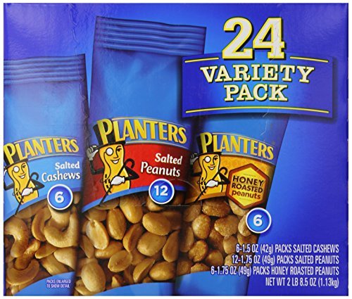 Planters-Nuts On the Go Snack Packs, 24/2 oz Variety Packs by Planters