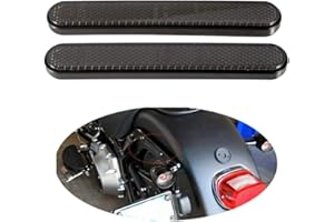 Sinkees Réflecteurs Latéraux de Moto pour Fourche Avant/Garde-boue Arrière pour Sportster 1200 Custom XL1200C pour Iron 883 XL883N pour Forty-Eight XL1200X pour Street 500/750 XG500/XG750 (Fumée)