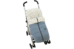 Saco Silla ligera de Paseo Rosy Fuentes- Saco para silla de verano - Silla pequeña - Equipado para ser Ajustado perfectamente -Azul pálido