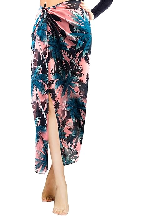 Vestidos Playeros Pareo SHU-SHI Para Mujer Rayón, Talla Grande