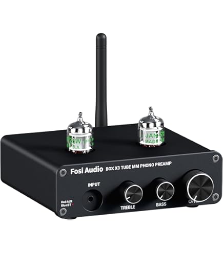 Pro-Ject Phono Box E BT 5, Wireless BT5 Streaming with aptX HD for Phono and Line Sources, Black