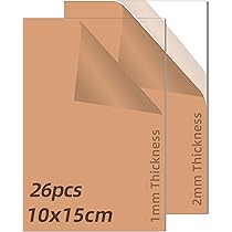 10 Fogli In Plexiglass Trasparente 1mm - Per Fai Da Te, Cornici E Decorazioni | 10x15 Cm - Foto 10