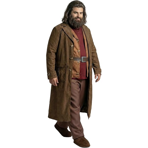 Costume Ufficiale Hagrid Harry Potter Per Bambino – Taglia 7-9 Anni, Perfetto Per Halloween E Carnevale