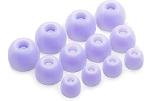 Okuli 12 x Silikonowe Końcówki Douszne Kompatybilny z Samsung Galaxy Buds 2 Słuchawki w Fioletowy