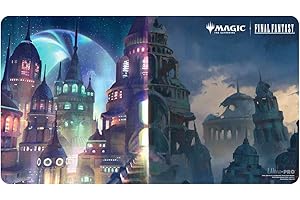 Ultra PRO - Final Fantasy x Universes Beyond Zanarkand, Antica Metropoli Tappetino per Magic: The Gathering | Tappetino per Gioco di Carte, Collezionabili Final Fantasy, Tappetino per Mouse