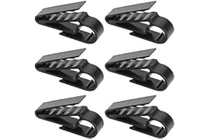 Chiloskit Sigaro titolare sigari sigari sigari Minder per golfisti golf carts confezione da 6 (nero)