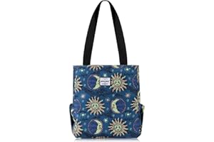 HAWEE Donna Borsa Tote con Zip Leggera Borsa a Tracolla Casual Borsa a Mano Moda Borsa a Spalla Grande Borsa della Spesa Impermeabile Borsetta per Viaggio Scuola Lavoro Quotidiano Vita Yoga Spiaggia