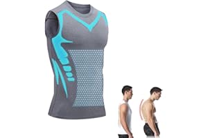 Sovtay 2024 Neue Duneva Abnehmweste, Vitalvest Abnehmweste, Ionic Shaping Herren Bequemer Und Atmungsaktiver Eisseidenstoff Für Herren, Herren-Kompressionsshirt