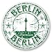 Produktbild 2 x Berlin Germany Vinyl Aufkleber Aufkleber Laptop Reise Gepäck Auto Ipad Schild Fun # 5763 - 10cm/100mm Wide