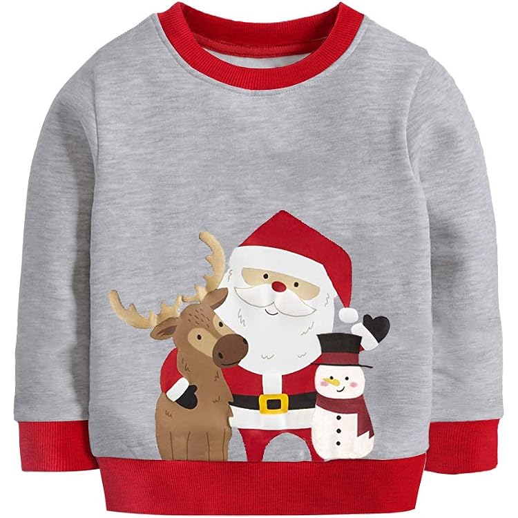 Generisch Weihnachtspullover Kinder Weihnachtspulli Produktbild-Vorschau 10