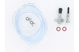 OMG ITALIE Kit robinet essence pour MBK 88 moteur AV7 durite collier MOTOBECANE