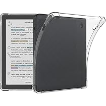 M.G.R.J® Soft TPU Transparent Back Case Cover for Kobo Libra