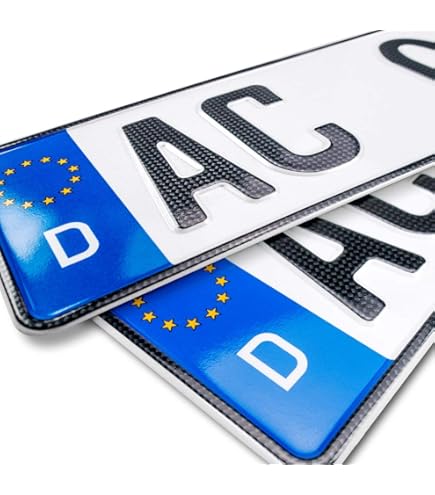 SchildEVO Kfz Kennzeichen - 380x110mm DIN-zertifiziert EU