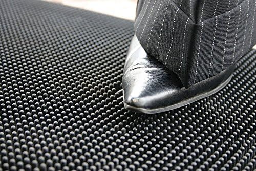 COBA Europe FT010002 Fingertip Entrance Mat Black 0.8m x 1.0m, 0.8 x 1 m