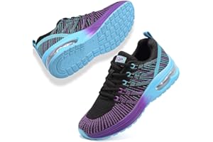 MAXOME Womens Trainers Running Shoes Air Cushion Sneakers Ladies Walking Trainers Lightweight Breathable Mesh Athletic Sports Sneakers Non Slip Casual Gym Tennis Jogging Shoes