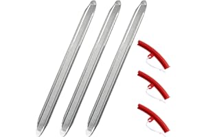 FORYNXHWIN 3 Stück Montierhebel Reifen 30 cm mit 3 Felgenschützern, Reifenheber Reifen Montiereisen Stahl Montierhebel Montierhebel Reifen Wechseln Werkzeug für Motorrad, Fahrrad, Auto