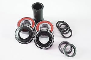 Eastern Bikes BMX Bottom Mid Bracket Kit 22mm,Matte Black