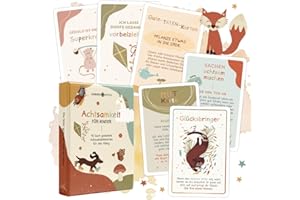 ‎LEBENSKOMPASS Lebenskompass Affirmationskarten Kinder - 40 Achtsamkeitskarten für Kinder ab 3 Jahren für positives Denken, Selbstliebe, Mut und Dankbarkeit