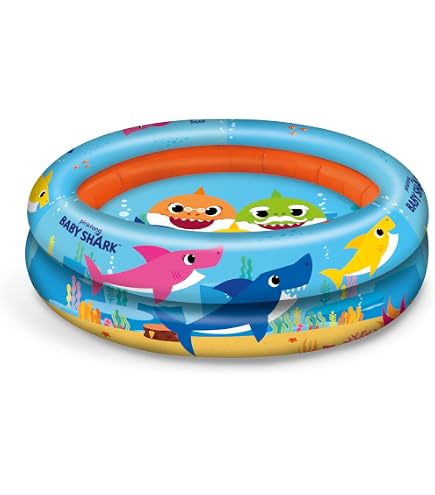 Mondo Toys - BUCKET SET + WATER CAN BABY SHARK - Seau 17 cm avec cruche pour eau - Jouet de plage (6 pièces) pour enfants - 28643