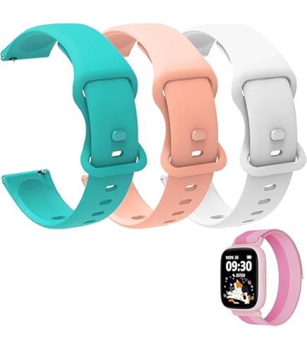 Bracelet Silicone 22mm Pour Montre Biggerfive BW01/BW02 - Remplacement Confortable Et Réglable