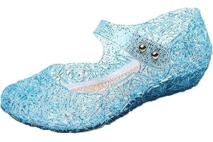 YOUKD Princesse Cosplay Chaussures pour Filles Cristal Sandales Gelée Chaussures pour Halloween Fête d'anniversaire Carnaval