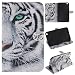 Produktbild Skytar Schutzhülle für Tab 3 8 Zoll,Galaxy Tab3 8.0'' Cover,Schutzhülle in PU Leder [Flip Stand Wallet] Case Cover für Samsung Galaxy Tab 3 8.0 Zoll SM-T310 T311 T315 Tablet Hülle,*Weißer tiger