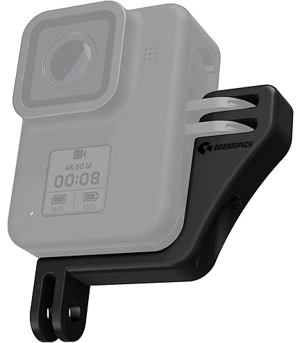 Adattatore per direzione a 90 gradi con montaggio verticale Supporto a gomo per GoPro Hero 13 12 11 10 9 SJCAM AKASO Insta360 DJI Osmo Action Camera  44