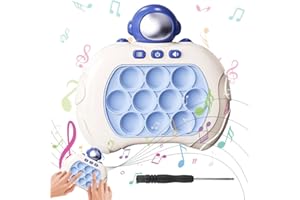 Pop Fidget Game, FENYW Fidget Juguetes Sensoriales, Sensory Fidget Toys for Kids Pop Push Bubble Puzzle Games -Astronauta