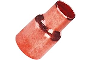 MegaHaustechnik Löt Fitting 5240 Reduzier Muffe für Kupfer Rohr Außendurchmesser 35 auf 28mm reduziert i-i 2 Muffen Anschlüsse zum Löten Trinkwasser geeignet Kupplung Verbinder Reduzierung