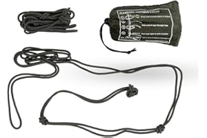 Ticket to the Moon Corde Nautique Fair Trade et Durables pour l'installation de hamacs <1 Min, pré-nouées, 2 pièces x 2,4m x 5mm, 230 g, Intérieure et Extérieure, Garantie 10A, Qualité Testée.