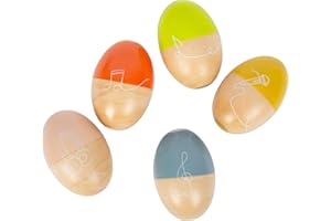 Small Foot œufs musicaux Groovy Beats, Instrument pour Enfants à partir de 6 Mois, en Bois, Sens de Rythme, 12252